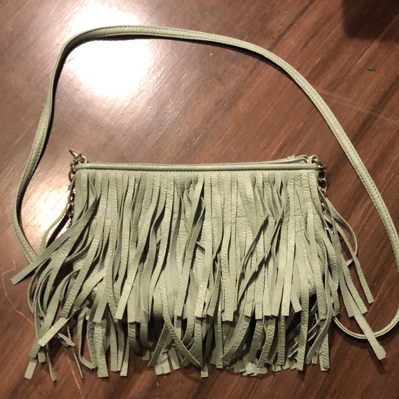 Handbags - Fringe cross body purse